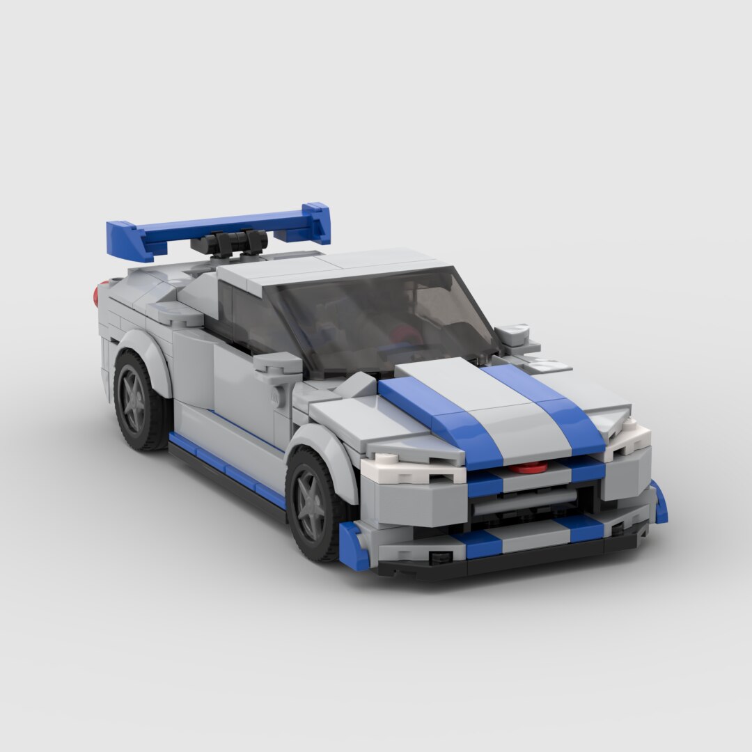 Nissan Skyline R34 F&F Brick Set