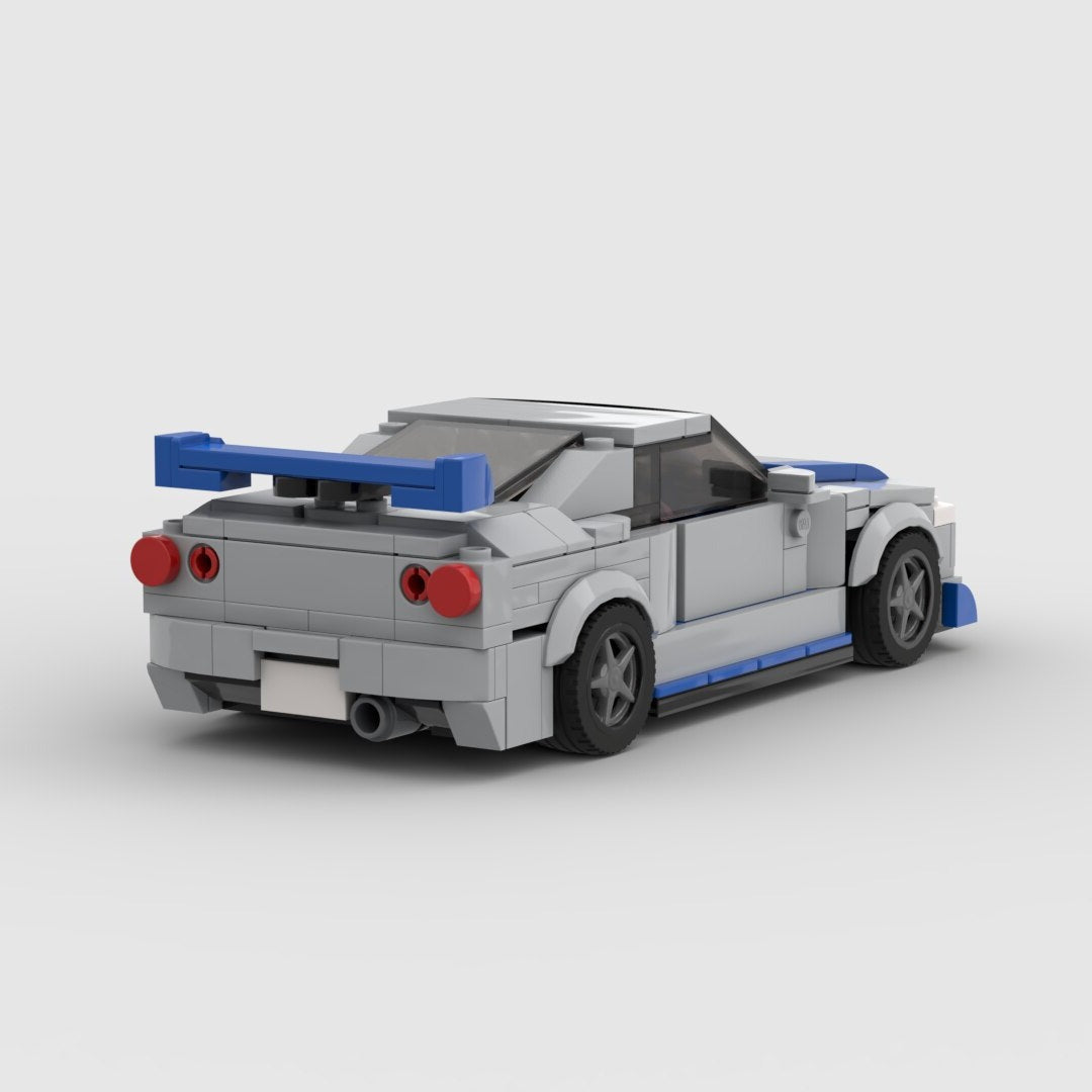 Nissan Skyline R34 F&F Brick Set